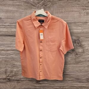 Men's Peach Short Sleeve Shirt